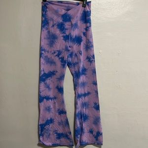 Pink by Victoria secret flared yoga pants size large